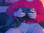 Stepson fucked me deep in the mouth, He knew that I was faking And put His dick deep in my throat 1/16