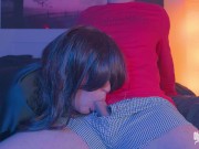 Stepson fucked me deep in the mouth, He knew that I was faking And put His dick deep in my throat 15/16