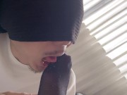 daisybaby black stockings Foot fetish Foot sex Cum on feet黑絲襪足交舔腳射精在腳上 7/16