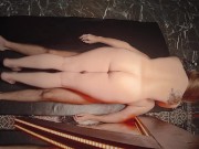 Curvy Pale Redhead Milf Full-Body Oil Massage and Thick Juicy Thighs Thighjob Cum - Ginger Ale 12/16