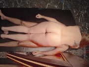 Curvy Pale Redhead Milf Full-Body Oil Massage and Thick Juicy Thighs Thighjob Cum - Ginger Ale 13/16