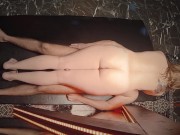 Curvy Pale Redhead Milf Full-Body Oil Massage and Thick Juicy Thighs Thighjob Cum - Ginger Ale 15/16