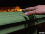 TUSHYRAW Sexy model Stacy gets her asshole stretched good