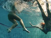 Very beautiful babes in sea and pool 1/16