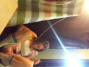 Milf taking a smoke and play break from painting 9/16