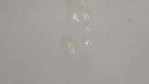 Cum in sink Yesterday Morning Late post 