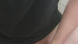 Horny at work almost got caught cumming