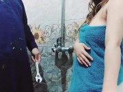 Desi Mom Paying Plumber Fees With Her Pussy Clear Hindi Voice 1/16