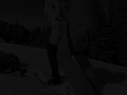 Public sex at ski resort with spectators (caught) ! We dont care - Tonny and Mia 15/16