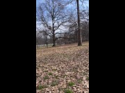 In the middle of central park I gave him handjob ! Do you think we were caught ? :D - Tonny and Mia 13/16