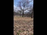 In the middle of central park I gave him handjob ! Do you think we were caught ? :D - Tonny and Mia 2/16