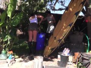 Mulching in Boots - Screenshot 2 of 16 - Foot Fetish
