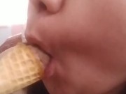 LICKING delicious ICE CREAM 5/16