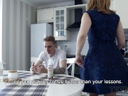 TUTOR4K. Stud is angry at the math tutor and uses cock to fuck her 5/16