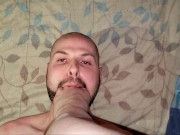 Licking and sucking my toes like the slave that he is! - Jake & Cassandra