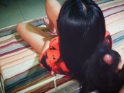 Morena Me Deja Acabar En Su Pelo Largo 10/16