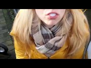 MEGA Public ..Sie bläst meinen Schwanz so Öffentlich wie... 14/16