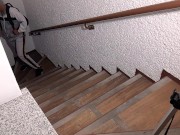 Me follo a mi Vecina despues de sus clases presenciales !antes de que llege su familia 2/16