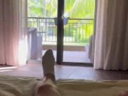 Footjob blowjob and Cumshot at Tahiti hotel  5/16