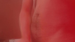 Twink cum on desk at office