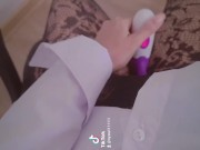 Joven secretaria cachonda se masturba en la oficina ♡ - Nyauri1-  7/16