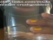 spitting in cup 6/16