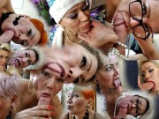 My wife records a video for a remote client, and then I show how cool this whore jumps on my dick )) 2/16