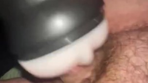 Chubby virgin wants to fuck real pussy, instead fucks fleshlight