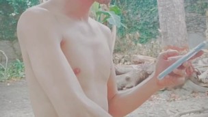 Andrei_B Afternoon Outdoors Jerk Off and Cumming