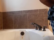 Bathtub Pissing With A Hard Cock 5/16