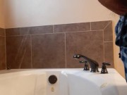 Bathtub Pissing With A Hard Cock 6/16