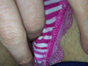 Secretly Masturbating juicy pussy visiting my parents