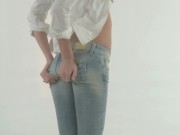 Hot Coed Indi Performs Sensual Strip Tease And Shows Pussy! 3/16