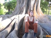 Taking dares with a bold teen! Malafalda and her PUBLIC SEX romp 1/16