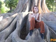 Taking dares with a bold teen! Malafalda and her PUBLIC SEX romp 3/16