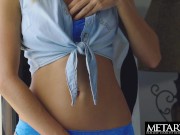 Watch this gorgeous nude model give herself a powerful orgasm 2/16