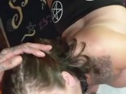 Sloppy rough face fuck ritual Exclusive to wiicked420 @ O.F 4/16