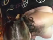 Sloppy rough face fuck ritual Exclusive to wiicked420 @ O.F 8/16