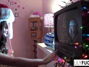 Squirting Xmas moments with sexy Lily 1/16