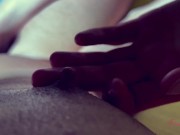 Teasing cock with my feet and nipple squeeze for 3 times cumshot 6/16