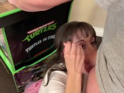 Arcade slut gets face fucked 2/16