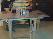 A friend of my girlfriend seduces me. we have hard sex 1/16