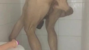 Fisting gay anal sex 3 shower sex