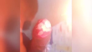 Bdsm wax in cute dick
