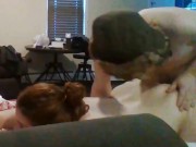 Heather Kane takes cum dump from college frat boy in under 60 seconds flat 16/16