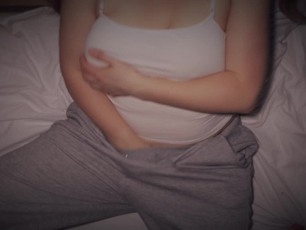 I caught my booty wife playing with a dildo at night. She turned them into my cock and great sex.