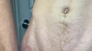 Ginger twink cums in his pocket pussy *cumshot*