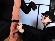 AVA OWNS YOU!! THE ULTIMATE MULTIPLE ORGASM w/ GLOVES!! INTENSE CBT HANDJOB BY FEMDOM MISTRESS SLUT 15/16