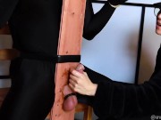 AVA OWNS YOU!! THE ULTIMATE MULTIPLE ORGASM w/ GLOVES!! INTENSE CBT HANDJOB BY FEMDOM MISTRESS SLUT 8/16