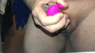 Foreskin Fetish: Tied up my Foreskin before masturbating, watch me cum when I untied it